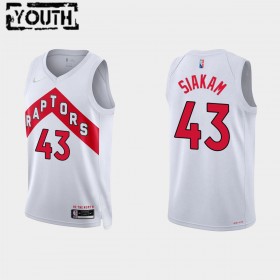 Camiseta Niños Toronto Raptors Pascal Siakam 43 Nike 2021-22 Association Edition 75th Anniversary Diamond Swingman
